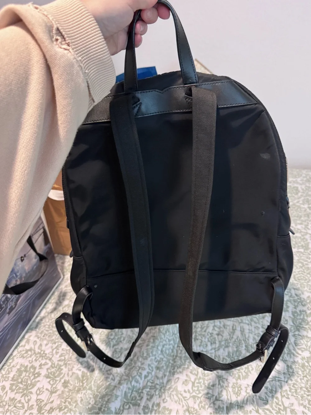 kate spade Black Nylon Backpack
